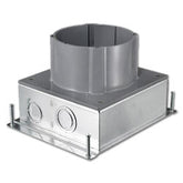 Hubbell S1SFB SystemOne Round, Multi-Service Floor Box - Stamped Steel with Non-Metallic Riser